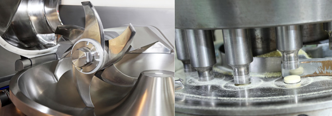 DLC Coatings for Food and Pharmaceutical Processing Machinery
